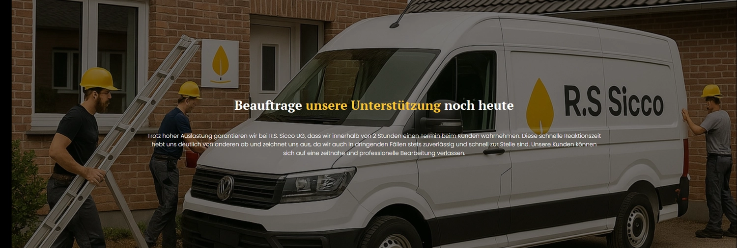 R.S Sicco UG – Wasser- & Brandschadensanierung, Reinigung und Gebäudedienste - Unternehmensimage