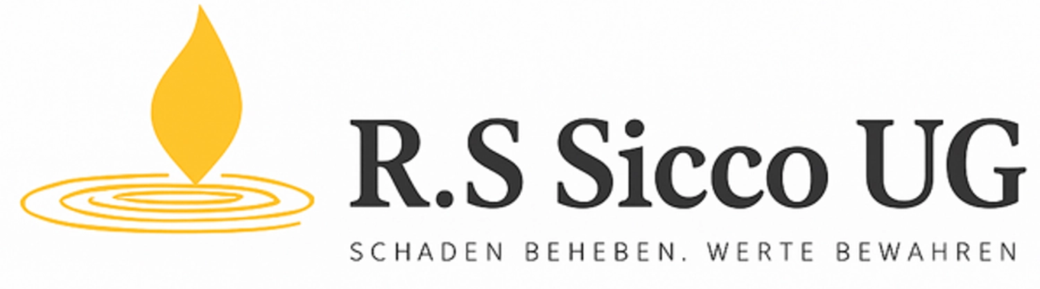 Logo R.S Sicco UG – Wasser- & Brandschadensanierung, Reinigung und Gebäudedienste
